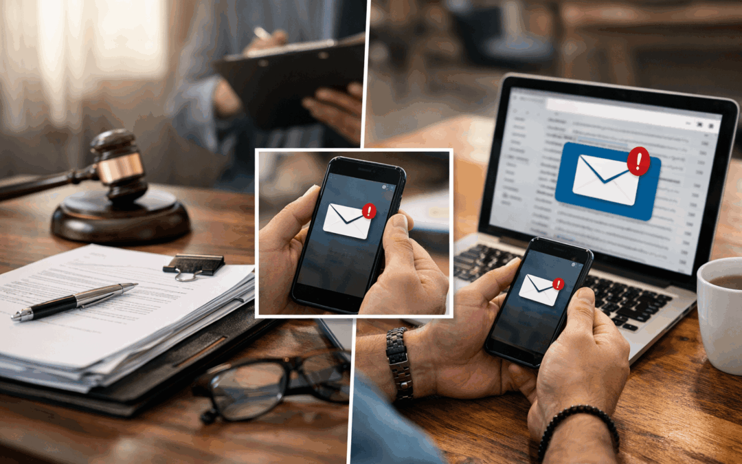 ¿Es válido cumplir el requisito de audiencia previa enviando un email al correo personal del trabajador?